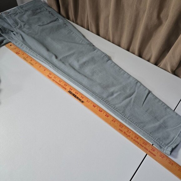 Democracy Women’s 8 Green Ab Technology Skinny Pants Stretch Soft Neutral - Picture 10 of 12